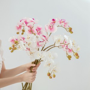 MW18903 Fabric Rufaffen Latex Butterfly Orchids Furen Artificial Flowers Real Touch Phalaenopsis Orchid