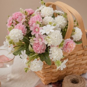 MW81002 Artipisyal na Flower Bouquet Ball Chrysanthemum Hot Selling Wedding Dekorasyon