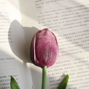 MW08082 Adornos de decoración de boda para el hogar Flor de tulipán Tulipanes Artificiales Flores decorativas y coronas Flor de CALLA Pascua