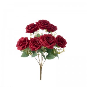 MW31511 Μπουκέτο τεχνητού λουλουδιού τριαντάφυλλο Δημοφιλές δώρο για την ημέρα του Αγίου Βαλεντίνου