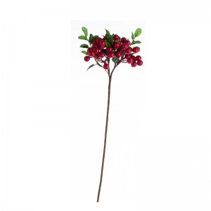 CL61505 Χριστουγεννιάτικα μούρα τεχνητού λουλουδιού Νέου σχεδίου Διακοσμητικά λουλούδια και φυτά