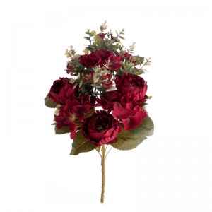 CL04503 Decorazione di nozze di vendita calda della peonia del mazzo del fiore artificiale