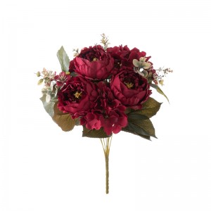 CL04512 Ramo de flores artificiales Peonía Nuevo diseño Suministro de boda