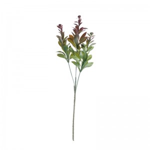 CL78502 ხელოვნური ყვავილის მცენარის ფოთოლი ცხელი იყიდება სადღესასწაულო დეკორაციები