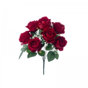 CL86502 Umělé květinové kytice Rose Factory Přímý prodej hedvábných květin