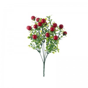 MW02506 Kunstig blomsterplante Rød frugt Nyt design bryllupsdekoration
