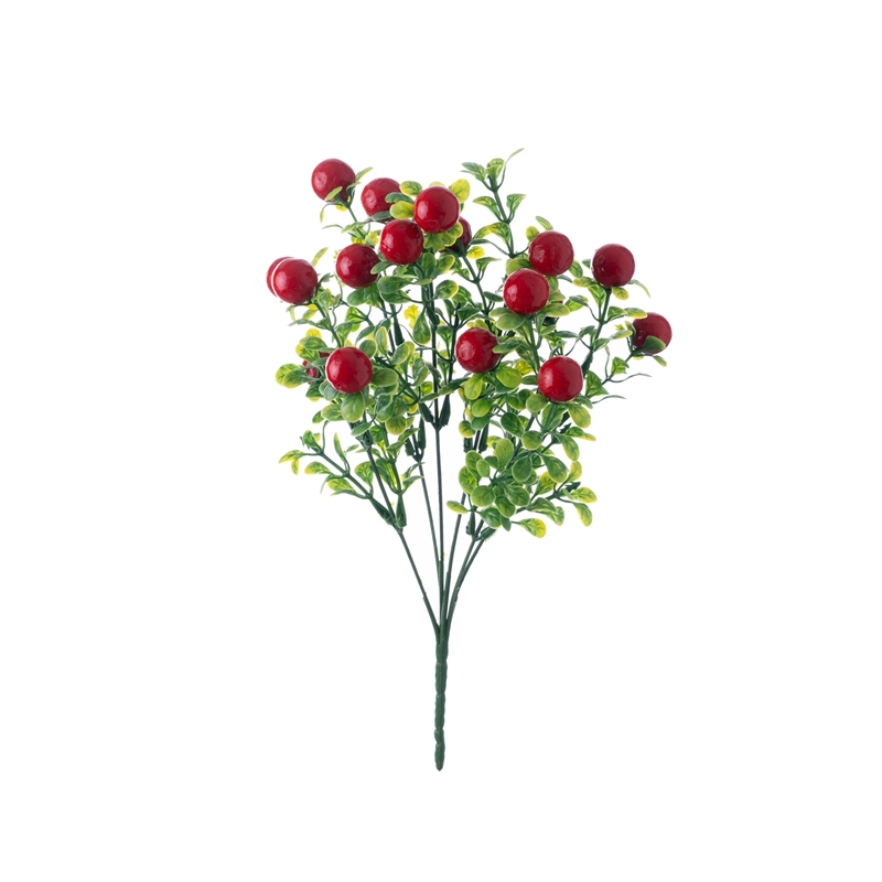MW02506 Biljka umjetno cvijeće Crveno voće Novi dizajn vjenčana dekoracija