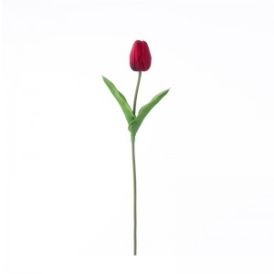 MW08515 i-Artificial Flower Tulip ekumgangatho oPhezulu uMhombiso woMtshato weGadi