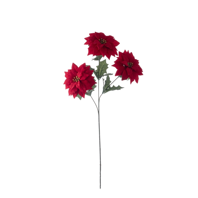 DY1-2655 Künstliche Blumen-Weihnachtsblume Neues Design-Weihnachtspicks