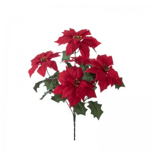 DY1-2671 Šopek umetnih rož, božična roža, priljubljena dekoracija za zabave