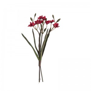 DY1-3236 Bouquet Blodau Artiffisial Narcissus Cyflenwad Priodasau Poblogaidd