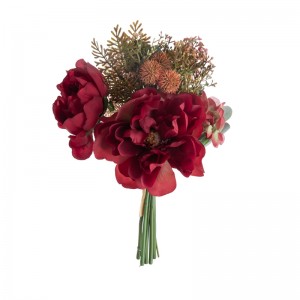 DY1-3864 Bukiet sztucznych kwiatów Piwonia Nowy projekt Prezent na Walentynki