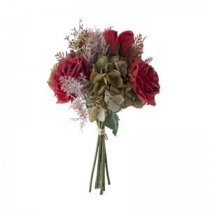 DY1-4048 Bouquet de fleurs artificielles Rose fleur décorative en gros