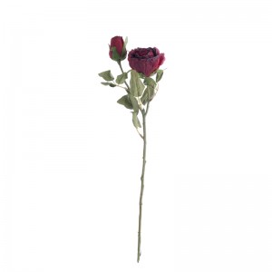 DY1-4515 Artificial Flower Rose အရည်အသွေးမြင့် ပန်းနံရံနောက်ခံပုံ