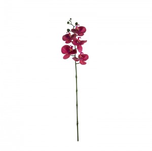 MW18503 Вештачка орхидеја со вистински допир со пет глави Нов дизајн Декоративни цвеќиња и растенија