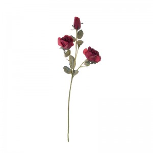 DY1-5115 Rosa de flores artificiales Flores e plantas decorativas de alta calidade