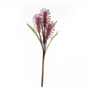 CL66512 멜라루카 인기 판매 장식 꽃의 인공 꽃 식물 3개 머리