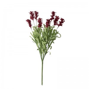 دسته گل مصنوعی گل مصنوعی MW61552 اسطوخودوس تزئینات عروسی باغچه با کیفیت بالا