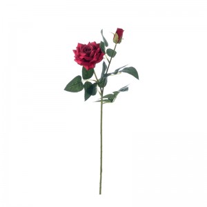 CL03511 कृत्रिम फ्लॉवर गुलाब लोकप्रिय रेशीम फुले सजावटीचे फूल