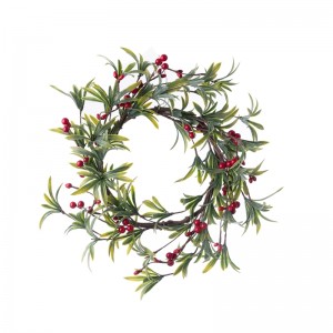 CL54608 adiye Series Christmas wreath Realistic ohun ọṣọ Flower