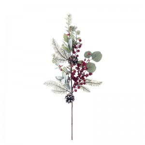 CL54621 Fiore Artificiale Berry Bacche di Natale Decorazione Realistica di Festa