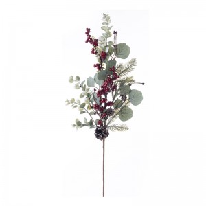 CL54622 Bayas de flores artificiales, bayas navideñas, flores y plantas decorativas de alta calidad