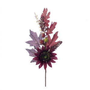 CL54655 Dirbtinių gėlių puokštė saulėgrąžų karštai parduodama dekoratyvinė gėlė
