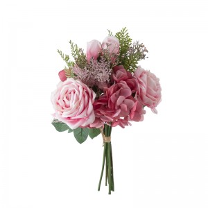 DY1-4048 Buchet de flori artificiale trandafir Flori decorative cu ridicata