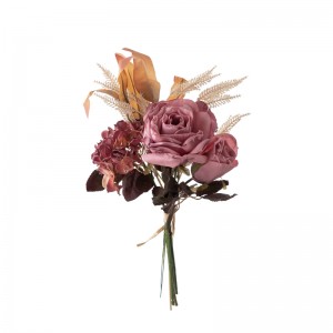 DY1-4371 Kunstig blomsterbukett Rose Factory Direkte salg Bryllup Supply