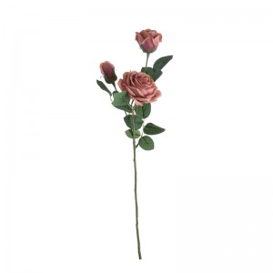 DY1-3504 Artificial Flower Rose Hot ere agbamakwụkwọ ihe ndozi