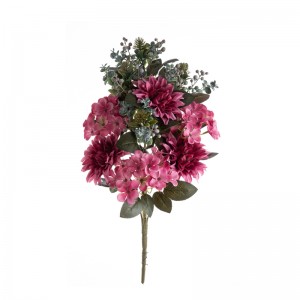 CL04506 Artificial Flower Bouquet Dahlia Hot Selling Wedding Supply
