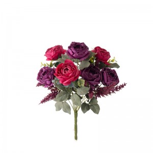 DY1-4539 Maua Bandia Bouquet Rose Vitovu vya Harusi vya ubora wa juu
