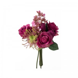 DY1-4563 Buket umjetnog cvijeća, ruža, novi dizajn, ukrasno cvijeće
