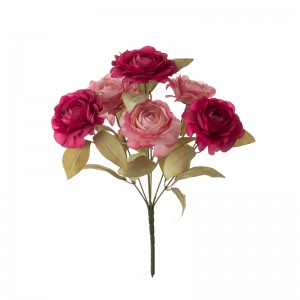 DY1-4595 Buket umjetnog cvijeća Ranunculus realistična svadbena oprema