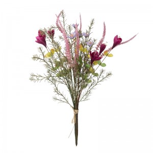 DY1-6435 Centros de mesa de boda realistas con ramo de flores artificiales y orquídeas