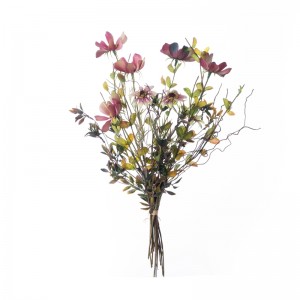 MW25716 Künstlicher Blumenstrauß Chrysantheme. Hochwertige Seidenblumen