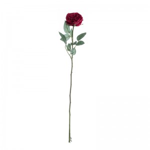 MW59611 Вештачко цвеќе роза топла продажба на свадбена декорација