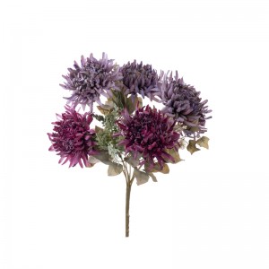 CL10508 kunsmatige blomboeket krisant Hoë kwaliteit dekoratiewe blom