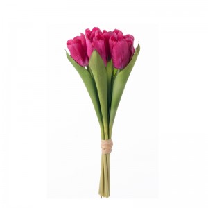 MW59618 mākslīgo ziedu pušķis karsti tulpju pārdod dekoratīvs zieds