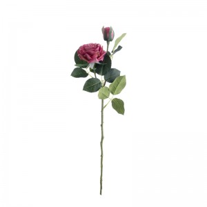 MW60501 कृत्रिम फ्लॉवर गुलाब उच्च दर्जाची सजावटीची फुले आणि वनस्पती
