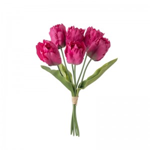 DY1-3133 Buket umjetnog cvijeća Tulipan Novi dizajn Ukrasni cvijet