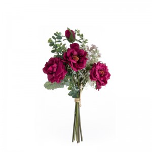 DY1-3918 Artificialis Flos Bouquet Rose New Design Nuptiale Decoration