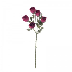 DY1-4480A Umjetno cvijeće ruža Popularno svileno cvijeće