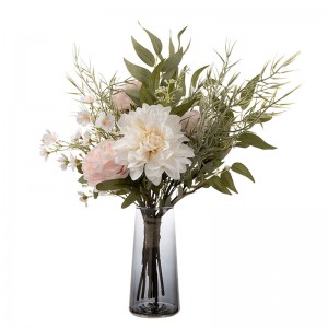 CF01066 ດອກກຸຫຼາບ Dahlia ທຽມ Bouquet ອອກແບບໃຫມ່ ສວນເຈົ້າສາວ ປະດັບປະດາ bouquet