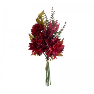 DY1-5305 مصنوعی پھولوں کا گلدستہ ڈاہلیا نئے ڈیزائن کے پھول وال بیک ڈراپ