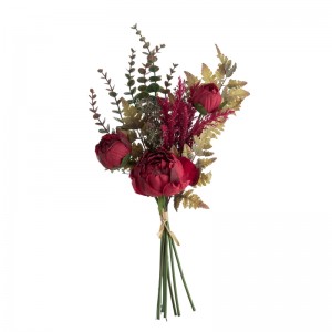 DY1-5313 Artipisyal na Flower Bouquet Peony De-kalidad na Wedding Centerpieces