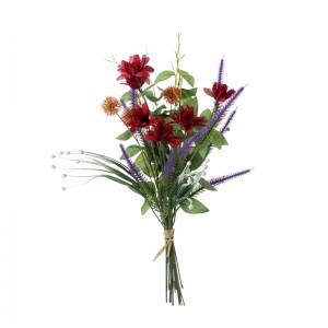 DY1-5422 Buket umjetnog cvijeća krizantema popularna vrtna svadbena dekoracija