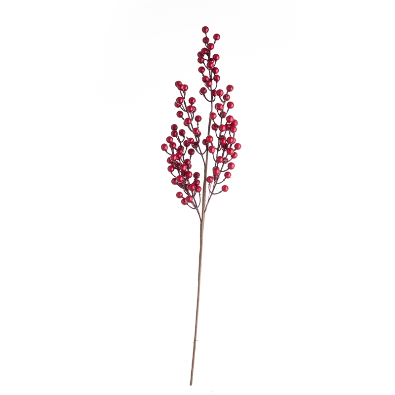 DY1-5478A ပန်းအတု Berry ခရစ္စမတ်ဘယ်ရီသီး ဒီဇိုင်းသစ် အလှဆင်ပန်းများနှင့် အပင်များ