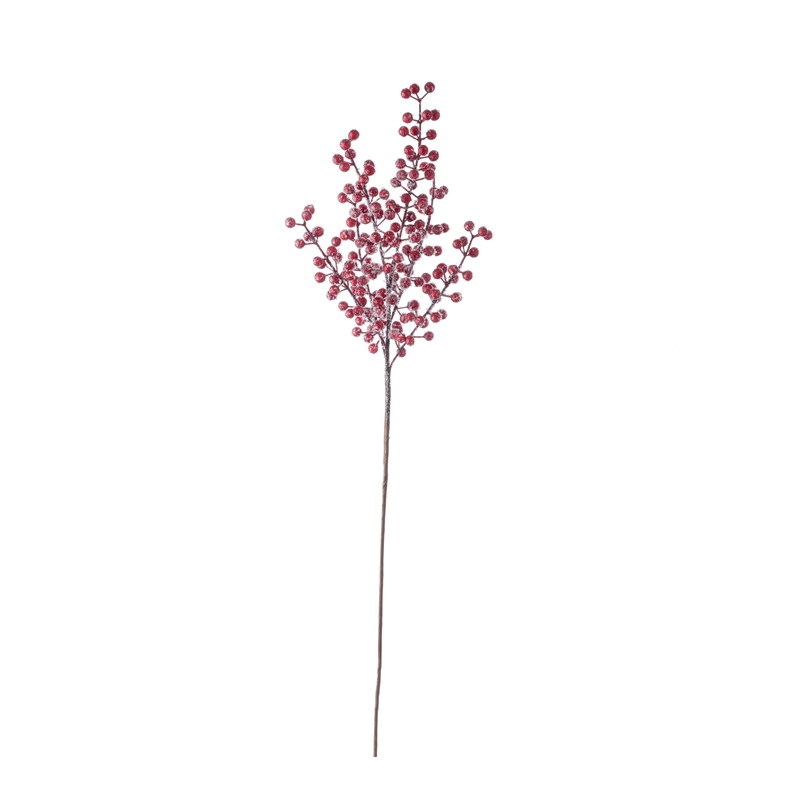 DY1-5490A Fiore Artificiale Berry Bacche di Natale Picks realistici di Natale