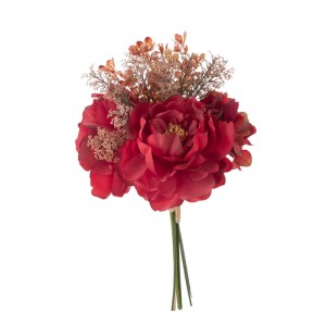 DY1-6157A Букет штучних квітів Півонія Гарячі продажі Весільні прикраси